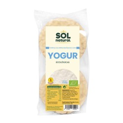 Tortas arroz yogur natural (6 ud) SOL NATURAL100 gr BIO