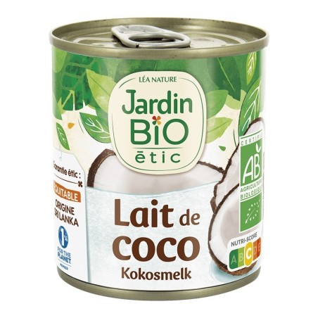 Leche coco JARDIN BIO 225 ml