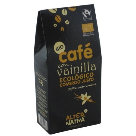 Cafe aromatizado vainilla molido ALTERNATIVA 3 (125 gr) BIO