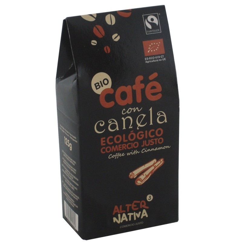 Cafe aromatizado canela molido ALTERNATIVA 3 (125 gr) BIO