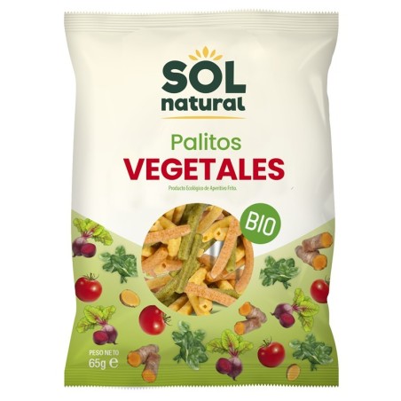 Palitos vegetales SOL NATURAL 70 gr BIO