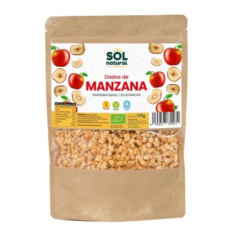 Dados manzana SOL NATURAL 125 gr BIO