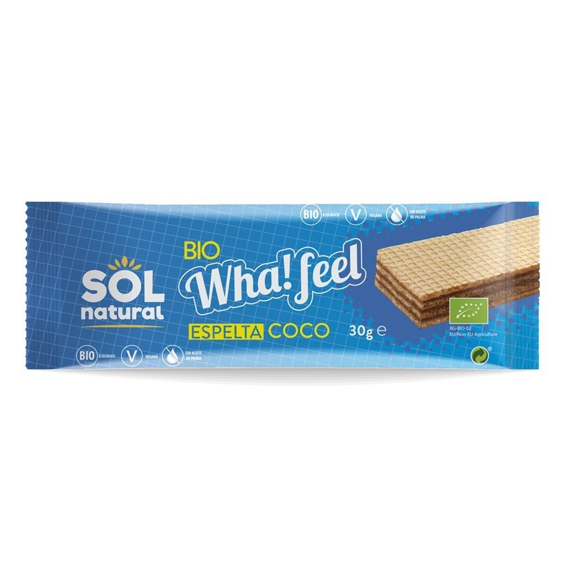 Whafeel espelta coco SOL NATURAL 30 gr BIO