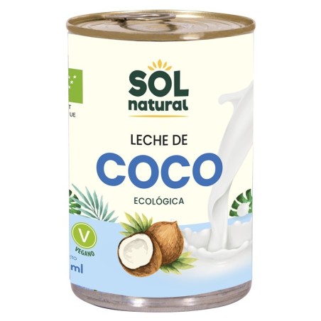 Leche coco en lata SOL NATURAL 400 ml BIO