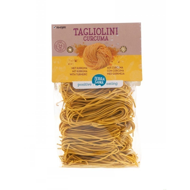 Tagliatelle curcuma TERRASANA 250 gr BIO