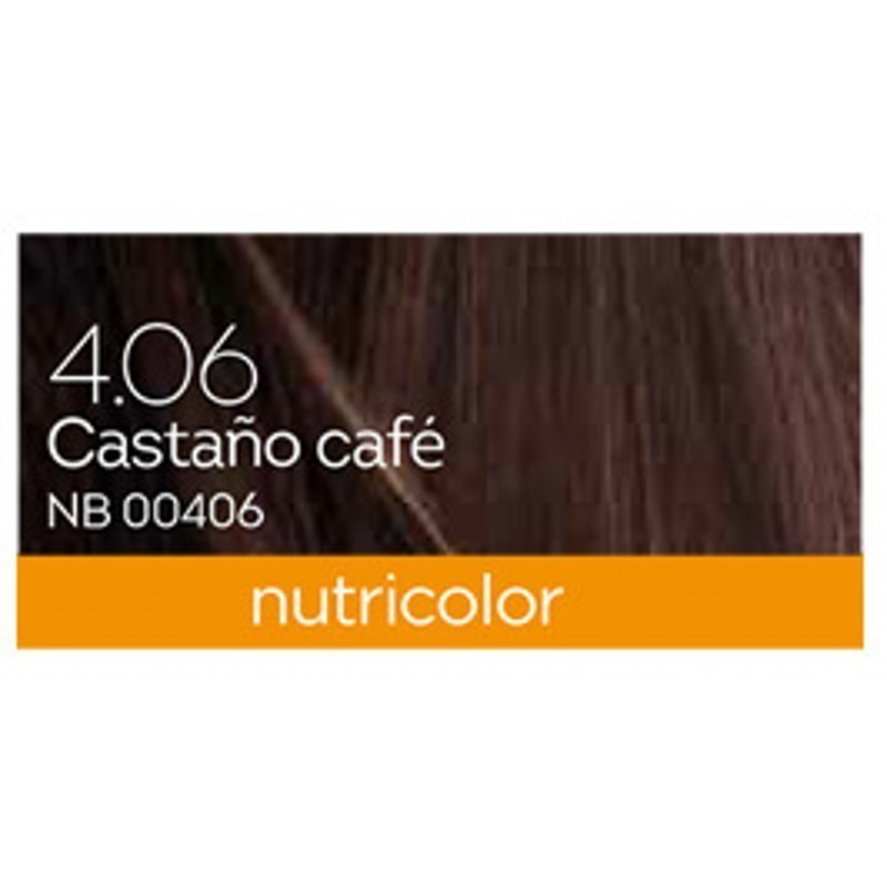 Tinte nutricolor castaño cafe 4.06 BIOKAP 140 ml BIO