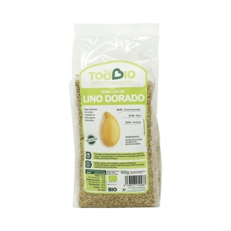 Semilla lino dorado sin gluten TOO BIO 500 gr BIO