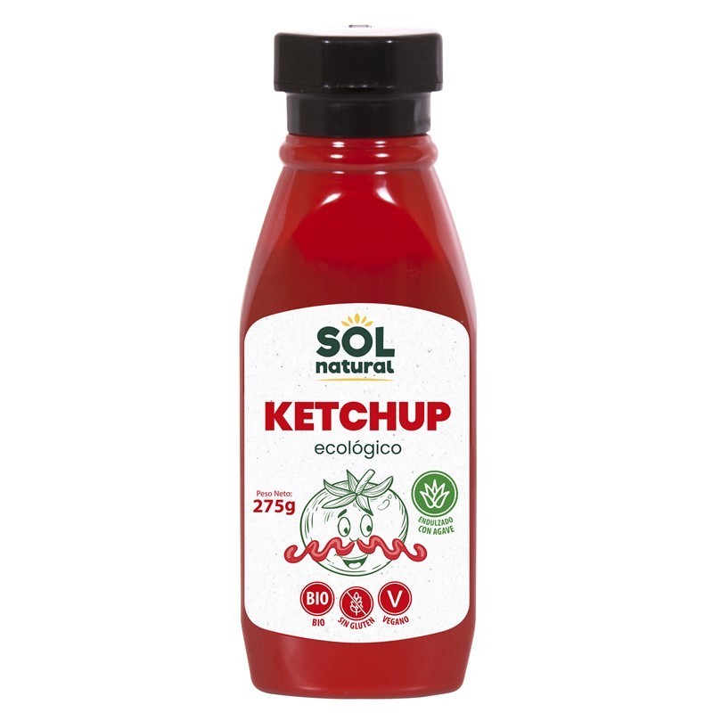 Ketchup sin gluten SOL NATURAL 275 gr BIO