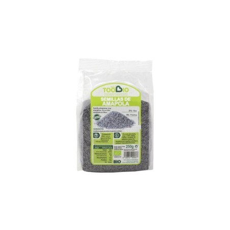 Semilla amapola sin gluten TOO BIO 250 gr BIO