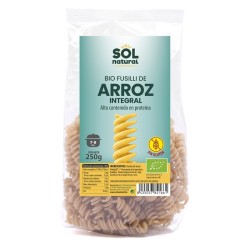 Espiral arroz integral sin gluten SOL NATURAL 250 gr BIO