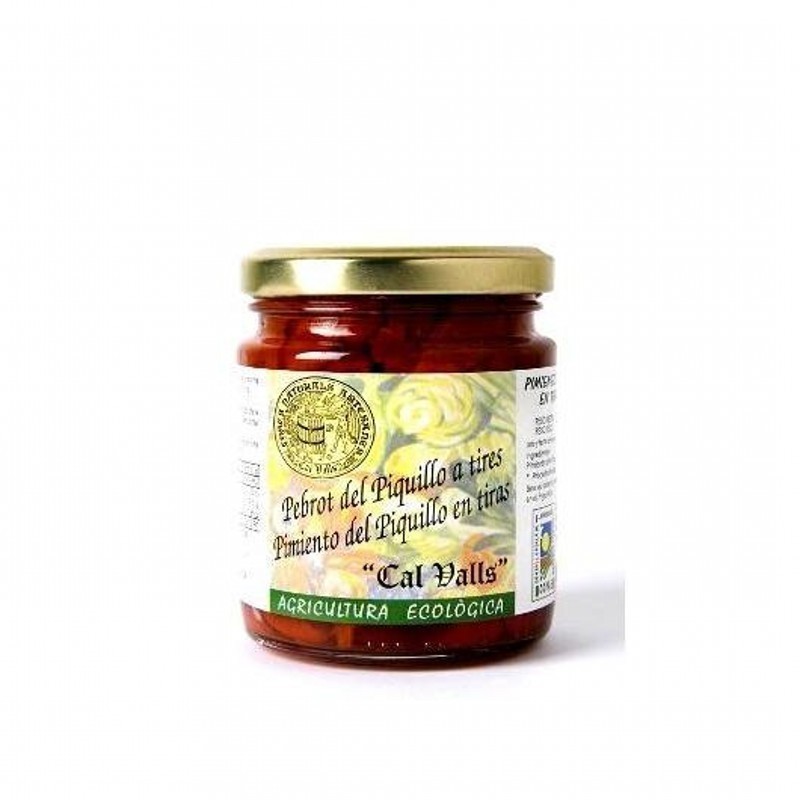 Pimiento piquillo tiras CAL VALLS 185 gr ECO