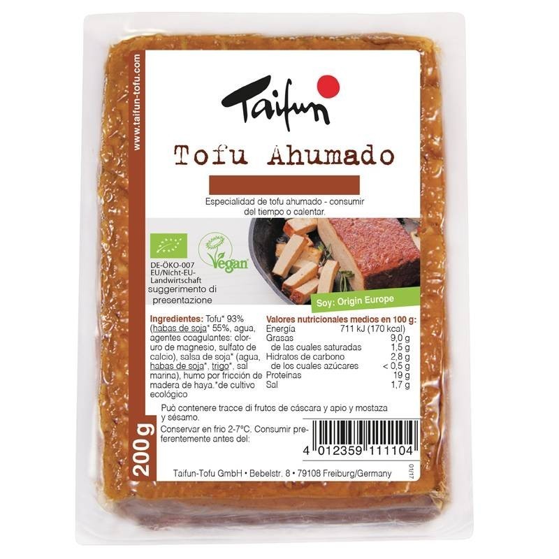Tofu ahumado vegano TAIFUN 200 gr BIO