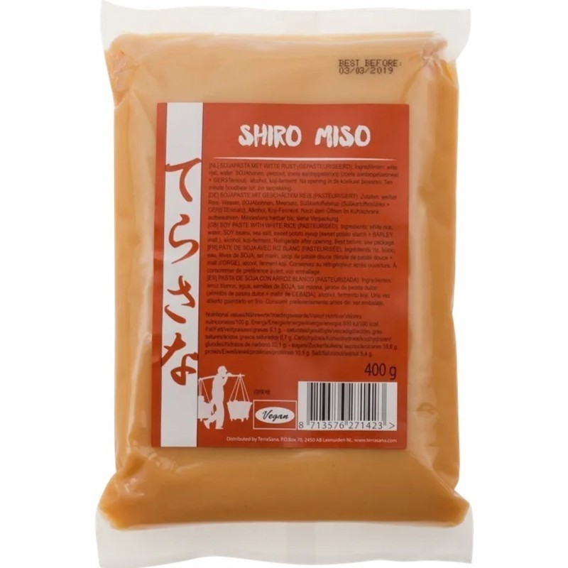 Shiro miso TERRASANA 400 gr