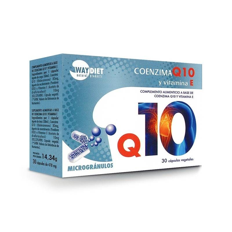 Co Q10 + Vit E WAYDIET 30 capsulas