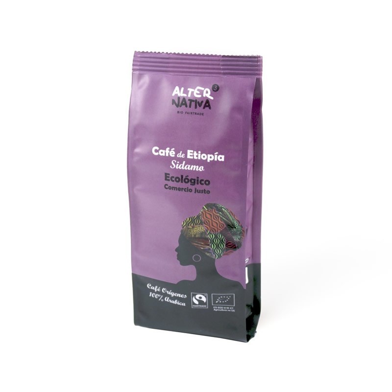 Cafe etiopia sidamo molido ALTERNATIVA 3 (250 gr) BIO