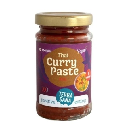 Pasta curry rojo thai TERRASANA 120 gr BIO