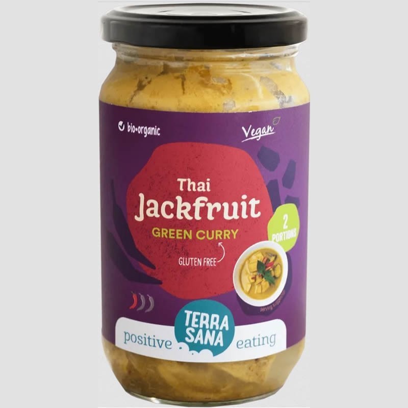 Curry verde jackfruit TERRASANA 350 gr BIO