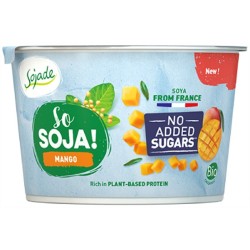 Yogur soja mango sin azucar...