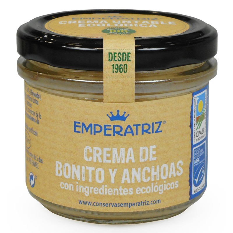 Crema bonito anchoa EMPERATRIZ 110 gr BIO