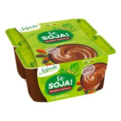 Yogur soja chocolate SOJADE 4x100 gr BIO