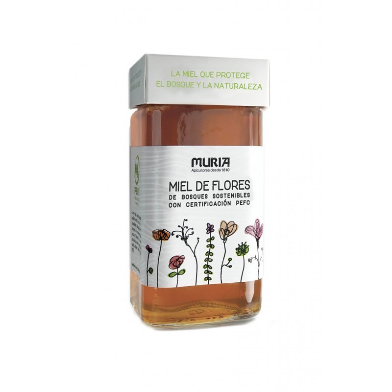 Miel flores MURIA 420 gr PEFC ECO