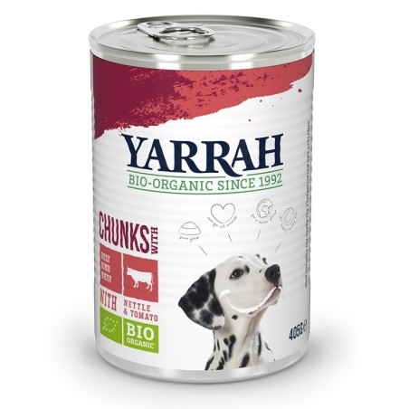 Tarrina perros ternera YARRAH 405 gr