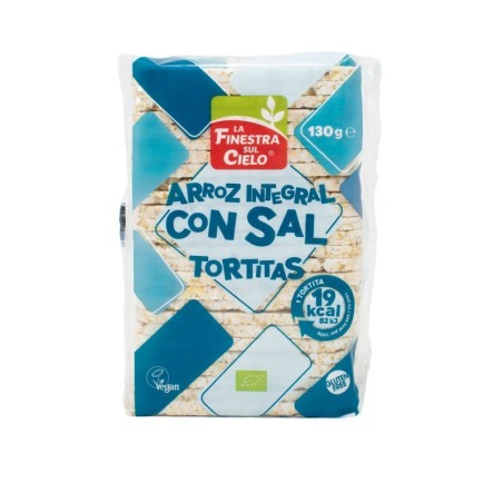 Soffiette arroz integral con sal FINESTRA 130 gr BIO