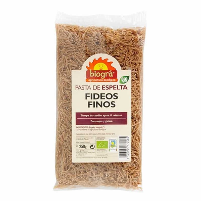 Fideo fino espelta BIOGRA 250 gr BIO