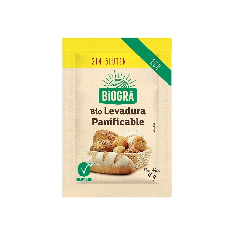 Levadura polvo BIOGRA 40x9 gr BIO