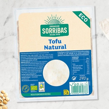 Tofu vegano SORRIBAS 290 gr BIO