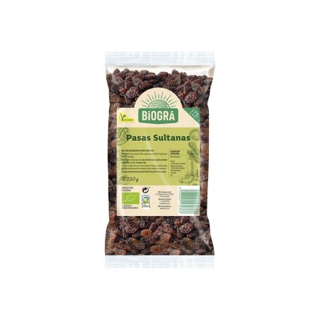 Pasas sultanas BIOGRA 250 gr