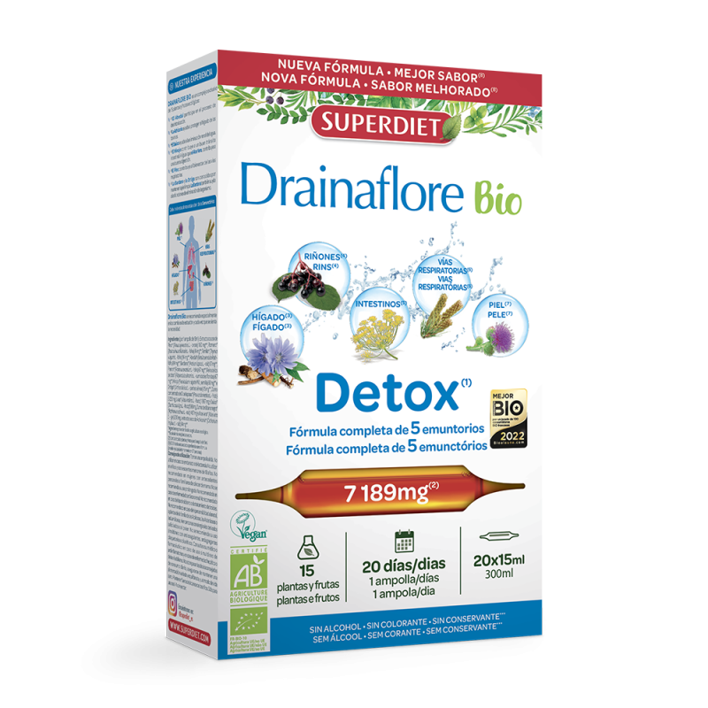 Drainaflore SUPERDIET 20x15 ml BIO