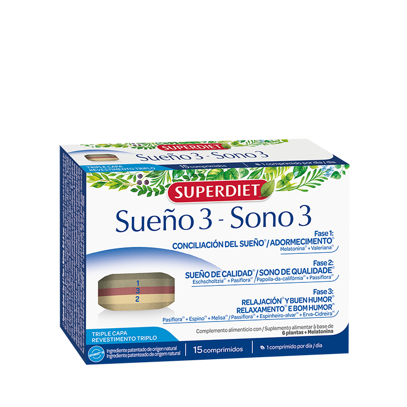 Sueño 3 triple capa SUPERDIET 15 capsulas