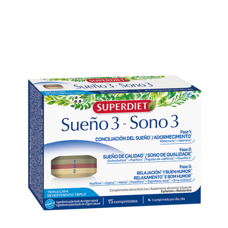 Sueño 3 triple capa SUPERDIET 15 capsulas