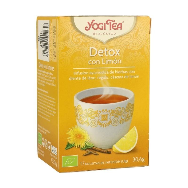 Yogi tea infusion purifica limon detox 17 bolsas BIO