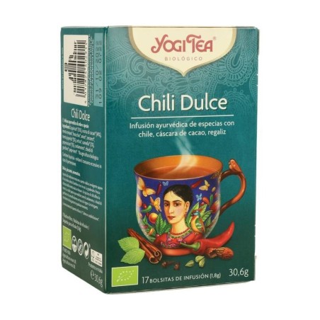 Yogi tea infusion chili dulce 17 bolsas BIO