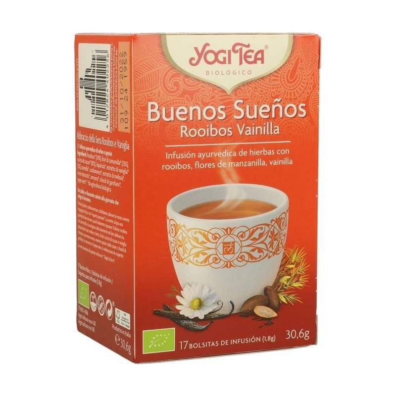 Yogi tea infusion noches rooibos vainilla 17 b BIO