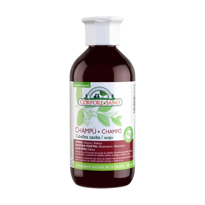Champú Cabellos Caoba CORPORE SANO 300 ml