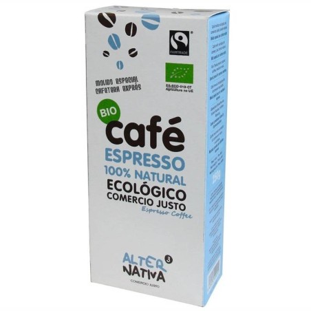 Cafe espresso molido ALTERNATIVA 3 (250 gr) BIO